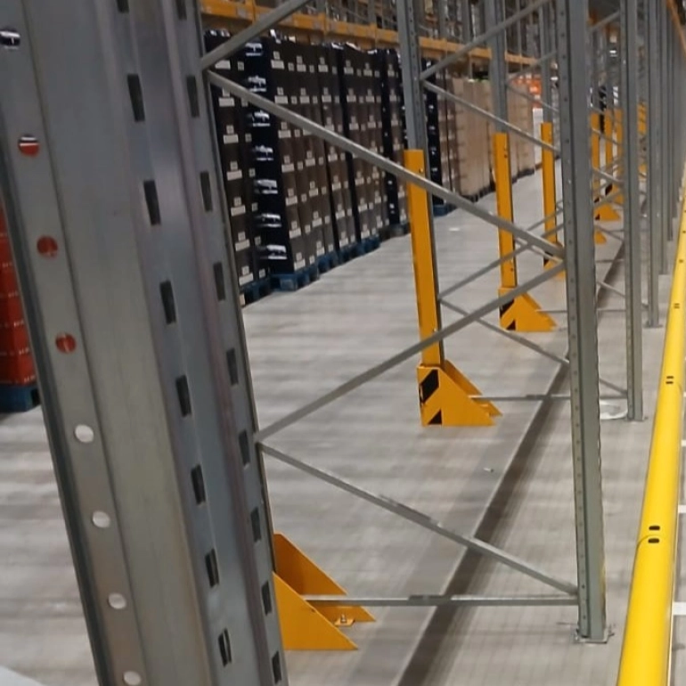 Installation of Flexible Protective Bollards and Kerbs