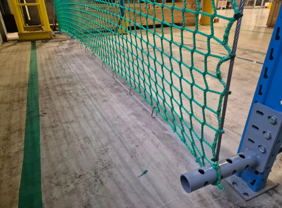 Eenvoudige plaatsing van veiligheidsnetten